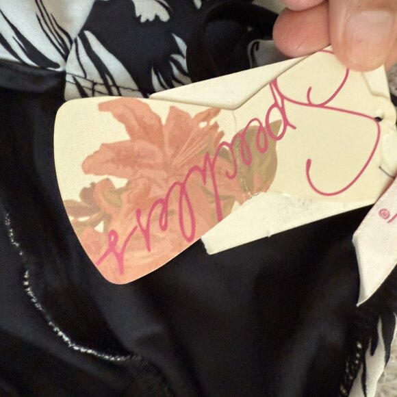 Speechless Dress Floral Midi Criss Cross Strappy New Made in USA - Picture 9 of 14